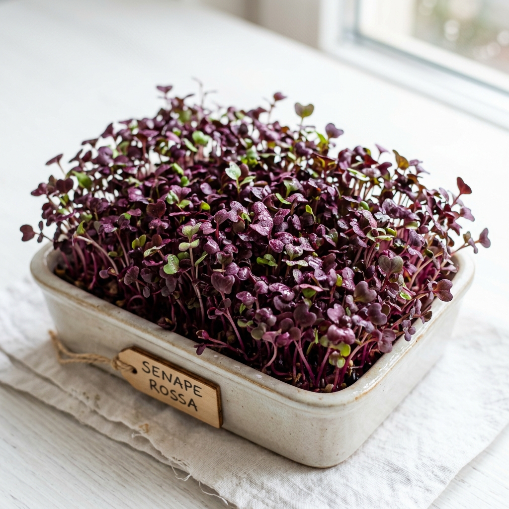 Microgreen Senape Rossa